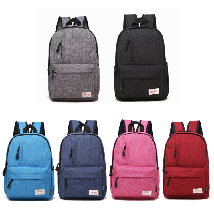 Universal Multi-Function Canvas Laptop Computer Shoulders Bag Leisurely Backpack Students Bag, Small Size: 37x26x12cm, For 13.3 inch and Below Macbook, Samsung, Lenovo, Sony, DELL Alienware, CHUWI, ASUS, HP(Black) by bashfashion