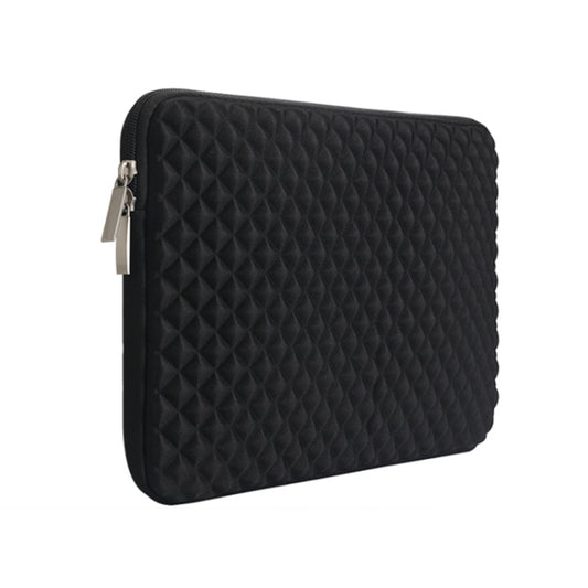 Diamond Texture Laptop Liner Bag, Size: 15.6 inch (Black) by bashfashion