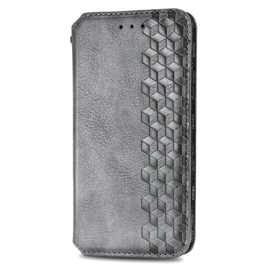 For Galaxy S20 FE(4G/5G) / S20 Lite Cubic Grid Pressed Horizontal Flip Magnetic PU Leather Case with Holder & Card Slots & Wallet(Gray) by bashfashion