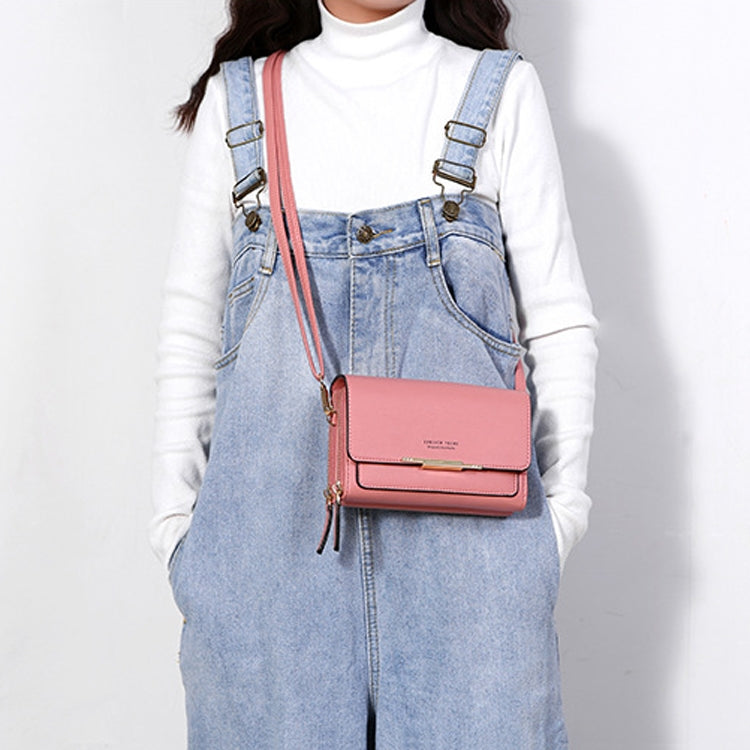 Ladies Wallet Large Capacity Multi-Function Shoulder Bag(Gray) by bashfashion