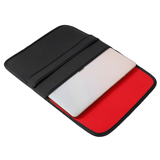 13 Inch Neoprene Laptop Lining Bag Horizontal Section Flap Clutch Bag(Purple) by bashfashion