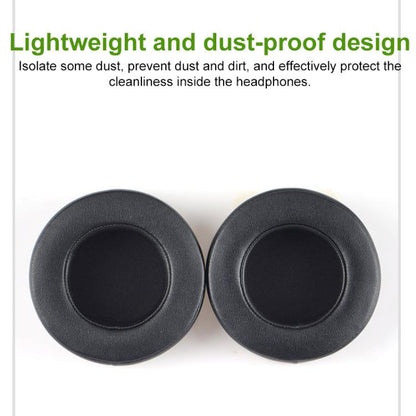 1 Pair Rotating Snap-on Replacement Earpads For Razer Kraken Pro V2, Material:Protein Leather(Black) by bashfashion
