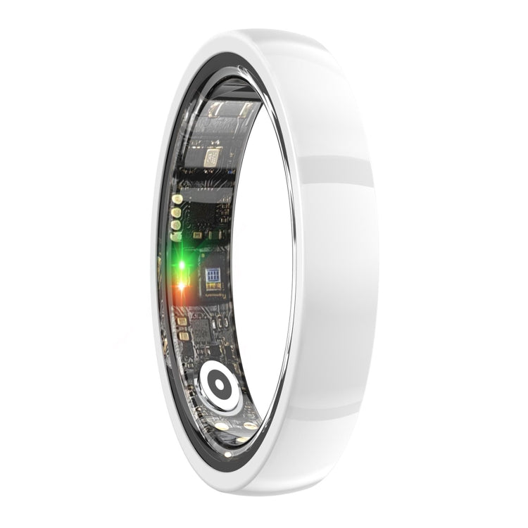 R1000 SIZE 9 Smart Ring, Support Heart Rate / Blood Oxygen / Sleep / Multiple Sports Modes(White) by bashfashion