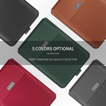 A2 4 in 1 Computer Bracket Liner Bag Storage Bag, Size:15 inch(Brown) by bashfashion