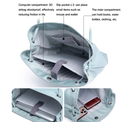 For Apple Macbook Shoulder / Handheld / Messenger Computer Bag, Size: Large(Black+Black PU Power Bag) by bashfashion