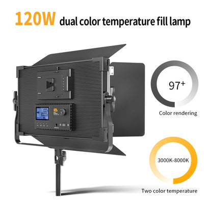 Pixel P45pro High Bright Dual Color Temperature Fill Light 120W Normal Bright Studio Camera Soft Light(A Set With AU Plug Adaptor) by Pixel