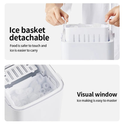Small Multifunctional Remote Control Ice Maker(US Plug) by bashfashion