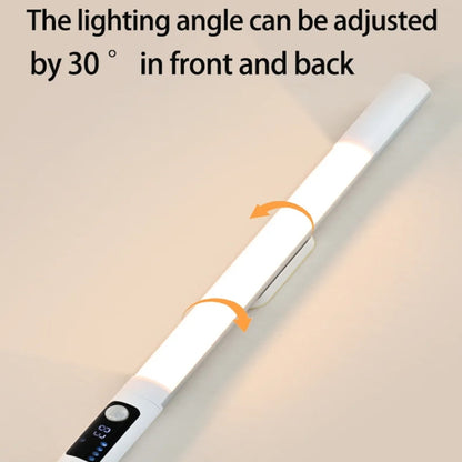 Rechargeable Under Cabinet LED Motion Sensor Night Light with Digital Display 1200mAH(Black) by bashfashion