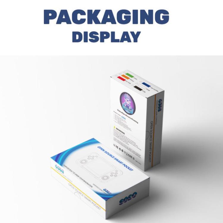 O30S 3.5-inch IPS Screen Open Source Handheld Game Console Linux System, Memory: 128G(Red) by bashfashion