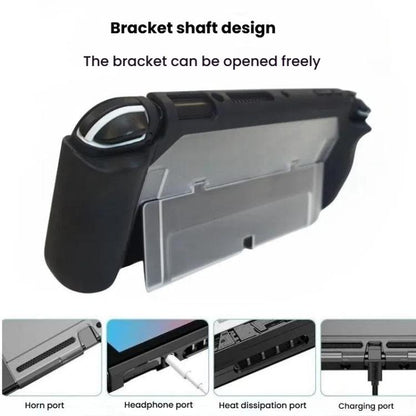 For Nintendo Switch OLED / Joy-Con 2 In 1 Protective Case TPU Cover Support(White) by bashfashion